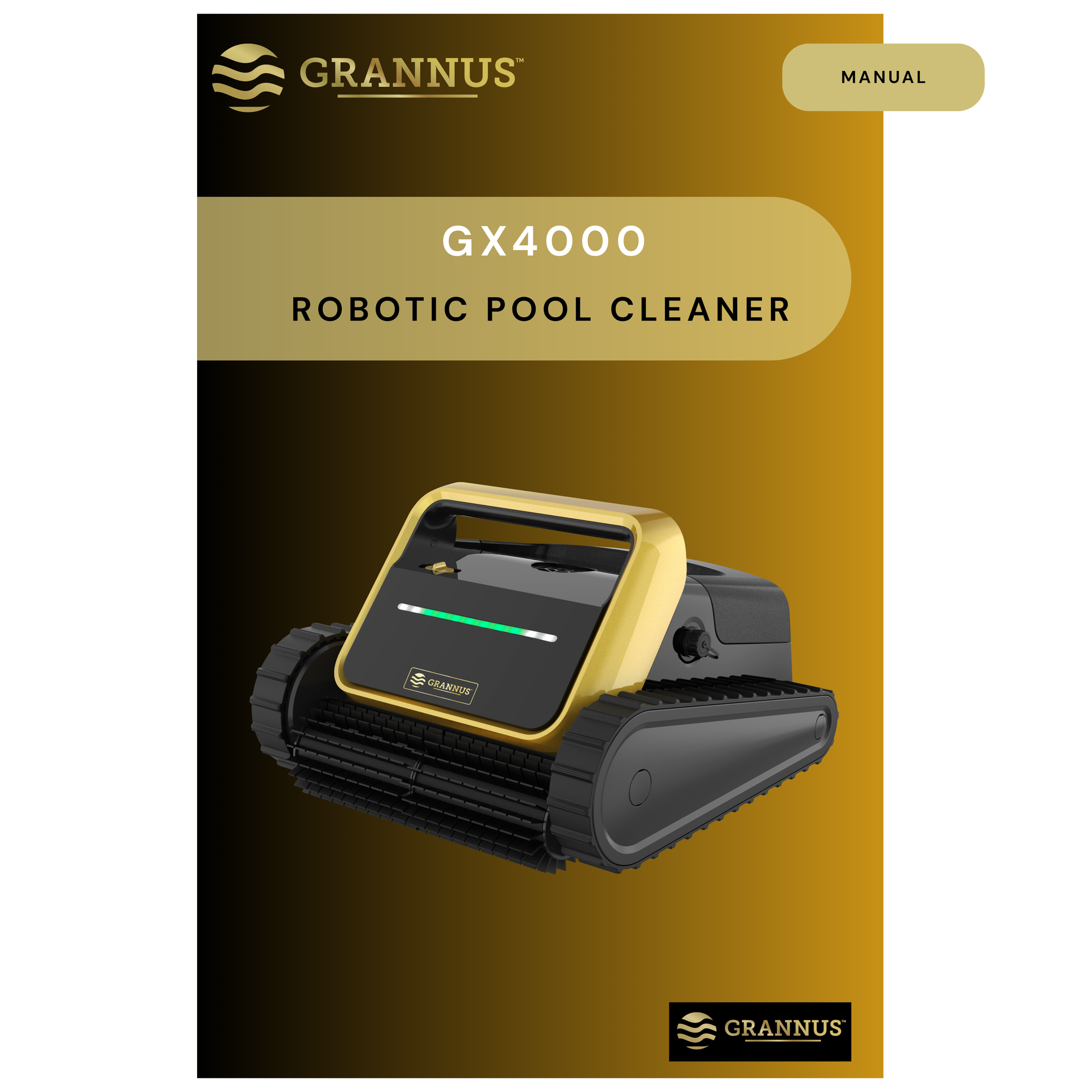 Grannus GX4000 robotic pool cleaner manual cover
